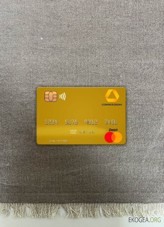 Allemagne Commerz Bank mastercard photolook ,